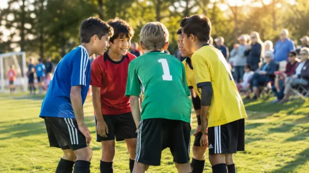 Youth players prepare for the Cal North Open Cup during practice on a community field