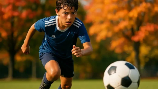 California Youth Tournaments players warm up before a fall soccer match