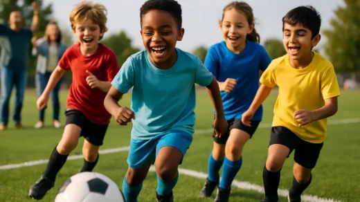 Salinas Soccer Expansion fields with youth players practicing as families watch nearby