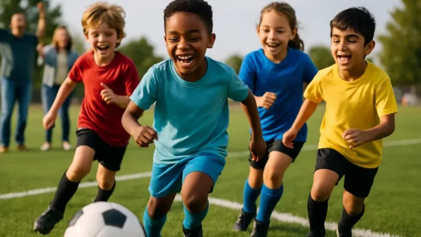 Salinas Soccer Expansion fields with youth players practicing as families watch nearby